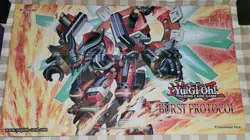 Yugioh - Burst Protocol Premiere Event Playmat Borrelshroud Dragon BPRO - Image 1
