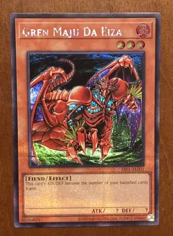 Yugioh - Gren Maju Da Eiza ES01-AE001 - Secret Rare - Asian English - NM - Image 1