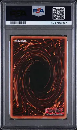 2003 YU-GI-OH! STARTER DECK: JOEY #001 RED-EYES B. DRAGON PSA 5 - Image 2