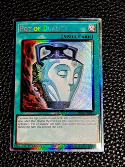 Pot Of Duality RA02-EN057 Yugioh 1st Edition Prismatic Collector’s Rare - Image 1