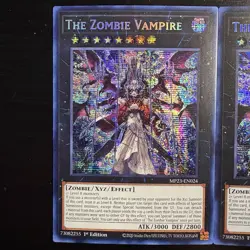 2x The Zombie Vampire 1st Edition Secret Rare Yu-Gi-Oh Dueling Tin MP23-EN024 NM - Image 2