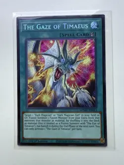 Yu-Gi-Oh! Dark Magician of Destruction & The Gaze of Timaeus MZMU-EN011 / EN013 - Image 3