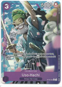 Uso-Hachi (Alternate Art) ST18-001 Premium Booster -The Best- Vol. 2 Foil - Image 1