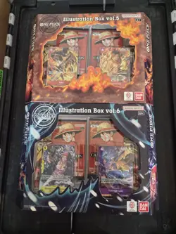 One Piece TCG Illustration Box Vol. 5 And Vol.6 Bandai Brand New Sealed - Image 1