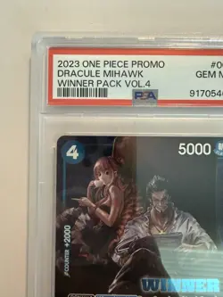 PSA 10 One Piece Dracule Mihawk Winner Pack Vol 4 St03-005 - Image 3