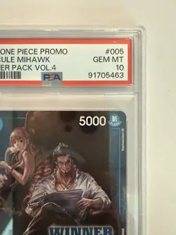 PSA 10 One Piece Dracule Mihawk Winner Pack Vol 4 St03-005 - Image 4