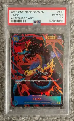 2023 ONE PIECE OP05-AWAKENING OF THE NEW ERA 118 KAIDO ALTERNATE ART - Image 1