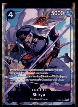 One Piece The Best- Vol. 2 Shiryu PRB02-015 Alternate Art - Image 1