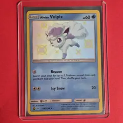 Shiny Alolan Vulpix SV8/SV94 - Pokemon Hidden Fates Shiny Vault - Image 1