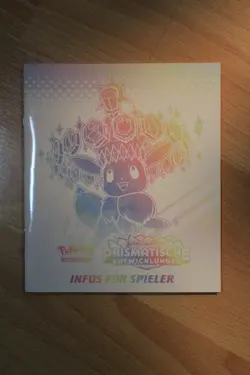 Pokemon Info Heft Spieler Trainer Prismatische Entwicklung deutsch Spielanletung - Image 1