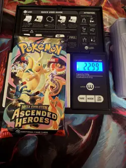 Pokemon Ascended Heroes VERY HEAVY 22.99g New Sealed Booster Pack God PackUUU - Image 1