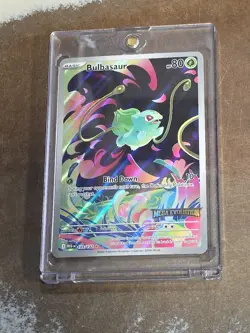 2025 Pokemon TCG Bulbasaur - (Mega Evolution Stamped) 133/132 Holo - Image 1