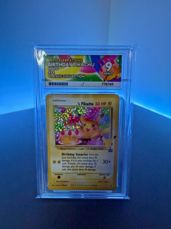 Pokemon TCG Birthday Pikachu #24 Celebrations 25th Classic Collection Ace 9 - Image 1