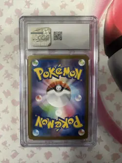 2025 Pokemon Japanese Blaziken AR Glory of Team Rocket SV10 #101 CGC 10 - Image 2