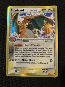 Pokemon TCG Charizard (Delta Species) EX Crystal Guardians 4/100 Holo Holo Rare - Image 1