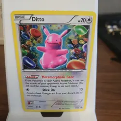 Pokemon TCG Ditto Promo Holo XY40 Basic XY Transform 70HP English 2015 (NM) - Image 1