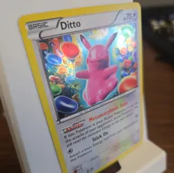 Pokemon TCG Ditto Promo Holo XY40 Basic XY Transform 70HP English 2015 (NM) - Image 3