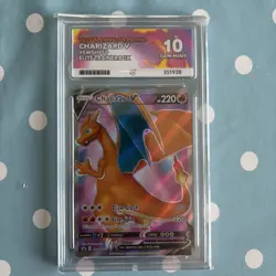 Charizard V - SWSH050 Black Star Promo - Ace Gem Mint 10 - Pokemon TCG - Image 1
