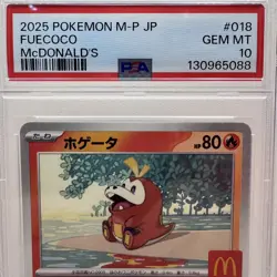 2025 POKEMON JPN M-P PROMO MCDONALD'S #018 FUECOCO - PSA 10 GEM MINT - Image 2