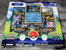 TCG Pokemon GO Squirtle Pin Collection Box 820650850813 - Image 1