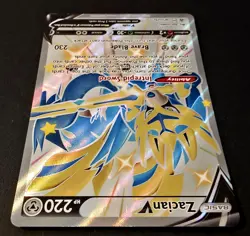 Pokemon TCG- Zacian V SWSH292 Shiny Full Art Promo- Sword & Shield Promo - Image 3