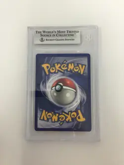 Pokemon Base Set 1st Edition Shadowless Thick Stamp Koffing 51/102 Beckett 8.5 C - Image 3