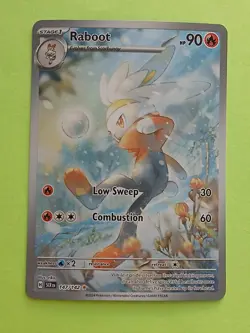 Pokemon Scarlet & Violet Stellar Crown Raboot 147/142 Illustration Rare - Image 1