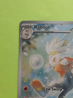 Pokemon Scarlet & Violet Stellar Crown Raboot 147/142 Illustration Rare - Image 2