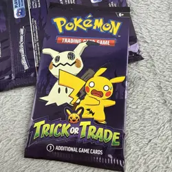 Pokemon TCG - Trick Or Trade - 5 Mini Booster Blister + 4 Packs Sealed New - Image 4