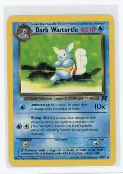Pokemon Team Rocket #46/82 Dark Wartortle - Image 1