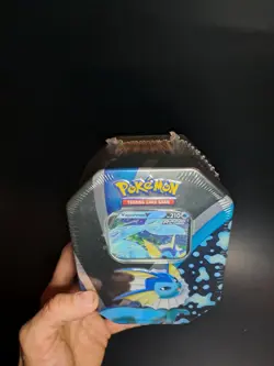 Pokemon TCG Eevee Evolution vaporeon Tin - 2021 fast shipping unopened 820650829055 - Image 1