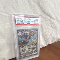 Pokemon TCG Greninja ex Promo Full Art Holo SV: Scarlet & Violet 132 PSA 10 2024 - Image 3