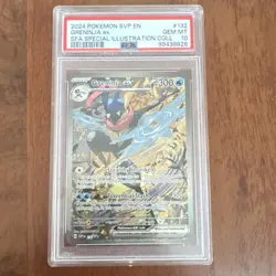 Pokemon TCG Greninja ex Promo Full Art Holo SV: Scarlet & Violet 132 PSA 10 2024 - Image 4