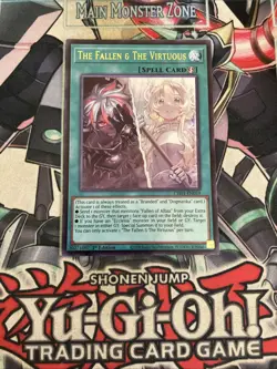 The Fallen & The Virtuous Ultra Rare 1st Edition CH01-EN019 Yugioh - Image 1