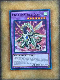 Yugioh Odd-Eyes Vortex Dragon LEDD-ENC27 Common 1st Ed MP - Image 1