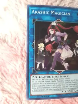 Yu-gi-oh! Akashic Magician SHVA-EN052 1st Edition Super Rare Shadows In Valhalla - Image 2