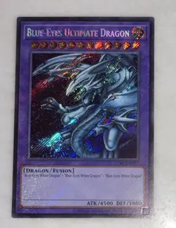 Yugioh Blue-Eyes Ultimate Dragon LCKC-EN057 Secret Rare Unlimited Near Mint - Image 1