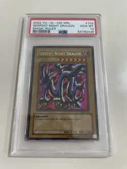 Yu-Gi-Oh MRL-103 Serpent Night Dragon PSA 10 - Image 1