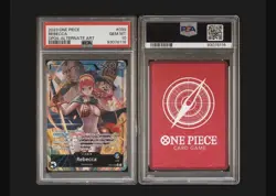 2023 One Piece Rebecca (English) Alternate Art Leader #OP04-039 PSA 10 - Image 3