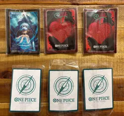 (3) One Piece DF-03 Devil Fruit Vol 3 Sealed Promo Don Card & Sleeves Only - Image 2