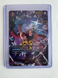 Bandai One Piece CCG Eustass "Captain" Kid Character Card SP EB04-039 8000 Power - Image 1