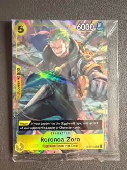 One Piece Roronoa Zoro OP07-113 Illustration Box Vol. 3 Promo Alt Art Sealed - Image 1
