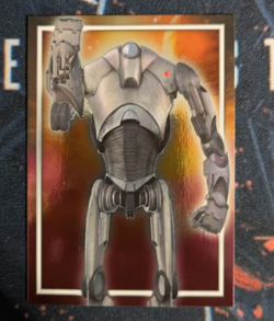 Star Wars Topps - Attack of the Clones - Super Battle Droid C10 Foil Card - Image 1