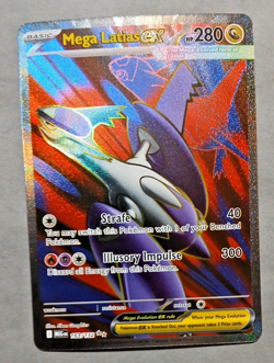 Mega Latias EX 163/132 Mega Evolutions English Pokemon Card, NM - Image 1