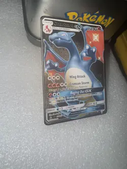 Pokemon Charizard GX Crimson Storm Gold Foil Card 250 HP metal card - Image 3