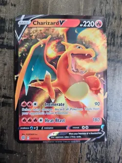 Charizard V - 017/172 - Pokemon Brilliant Stars Sword & Shield Rare Card NM - Image 1