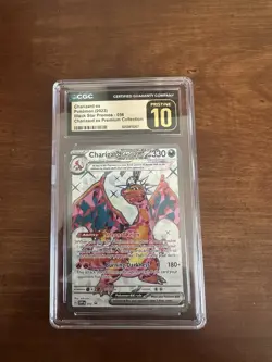Pokemon TCG 2 Card Lot - CGC Pristine 10 Charizard 056, Mega Charizard X 109/094 - Image 3