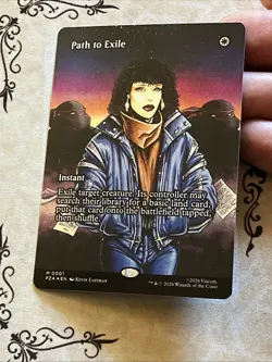 TMNT Borderless Path Of Exile Foil Near Mint (0001) Mythic Card - Image 1