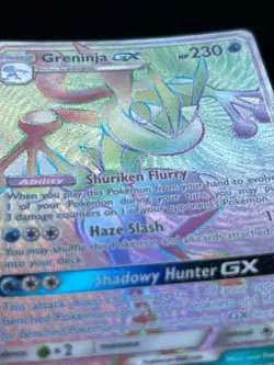 Greninja GX 133/131 SM Forbidden Light Secret Rainbow Full art Pokemon Card ZZ9 - Image 4