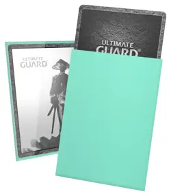 60 Ultimate Guard Katana Japanese Turquoise Small Card Sleeves Deck Protector - Image 2